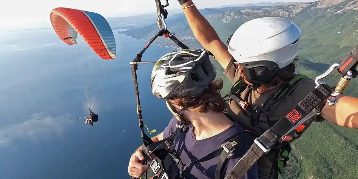 Paragliding in Ohrid